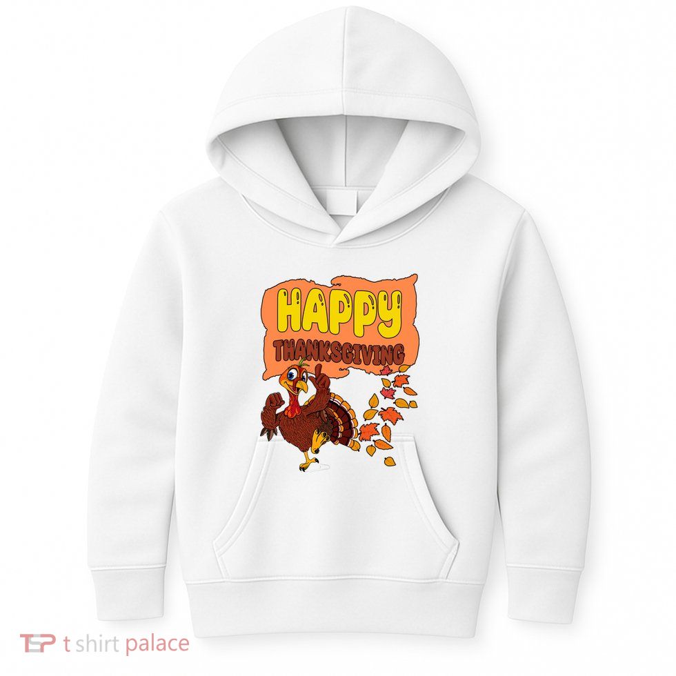 Happy Thanksgiving Festive Fun Holiday Kids Hoodie