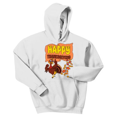 Happy Thanksgiving Festive Fun Holiday Kids Hoodie