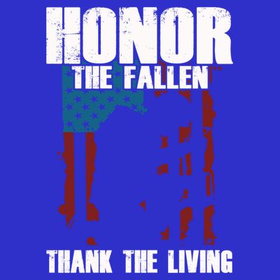 Honor The Fallen Usa Flag Military Veteran Support Gift Great Gift T-Shirt