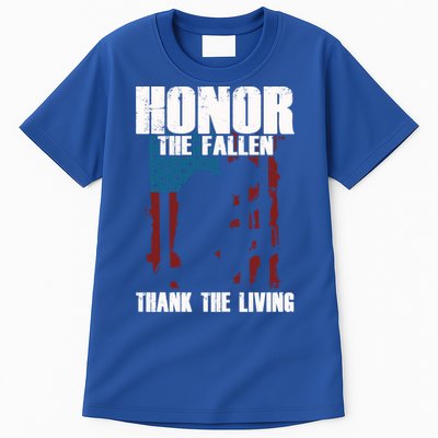 Honor The Fallen Usa Flag Military Veteran Support Gift Great Gift Tall T-Shirt