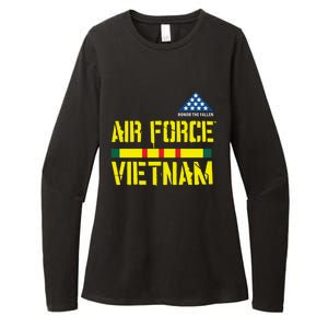 Honor The Fallen Air Force Vietnam Meaningful Gift Womens CVC Long Sleeve Shirt