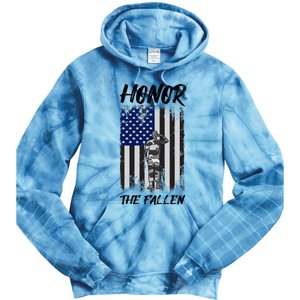 Honor The Fallen American Flag For Patriots Gift Tie Dye Hoodie