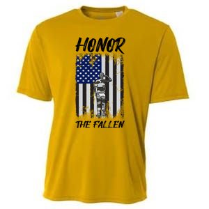 Honor The Fallen American Flag For Patriots Gift Cooling Performance Crew T-Shirt