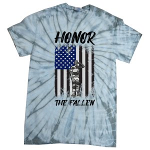 Honor The Fallen American Flag For Patriots Gift Tie-Dye T-Shirt