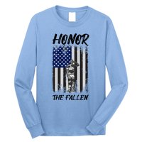 Honor The Fallen American Flag For Patriots Gift Long Sleeve Shirt