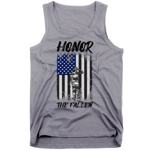 Honor The Fallen American Flag For Patriots Gift Tank Top