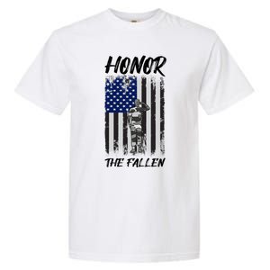 Honor The Fallen American Flag For Patriots Gift Garment-Dyed Heavyweight T-Shirt