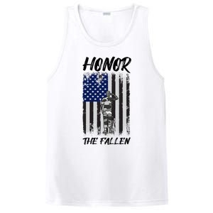 Honor The Fallen American Flag For Patriots Gift PosiCharge Competitor Tank