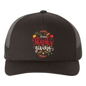 Happy Thanksgiving Forthanksgiving Family Yupoong Adult 5-Panel Trucker Hat