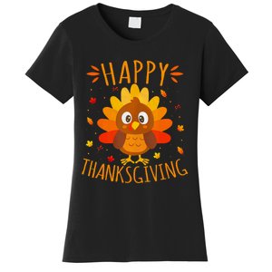 Happy Thanksgiving For Turkey Day Family Dinner Women's T-Shirt