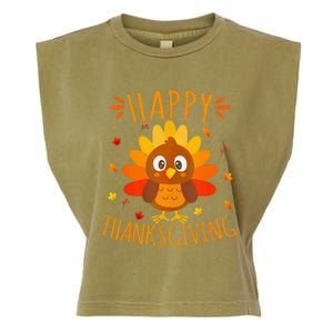 Happy Thanksgiving For Turkey Day Family Dinner Garment-Dyed Women's Muscle Tee