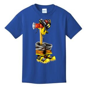 Honor The Fallen Firefighter Gift Cool Gift Kids T-Shirt