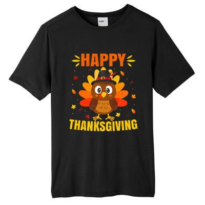 Happy Thanksgiving For Turkey Day Family Dinner Tall Fusion ChromaSoft Performance T-Shirt