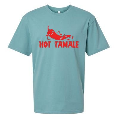 Hot Tamale  Funny Valentines Hot Tamales Sueded Cloud Jersey T-Shirt