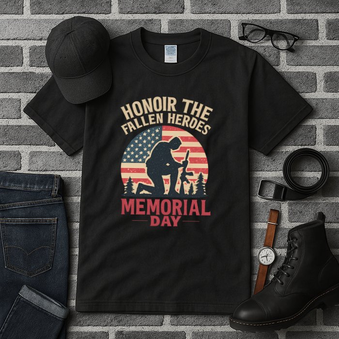 Honor the Fallen Heroes - Memorial Day Tall T-Shirt