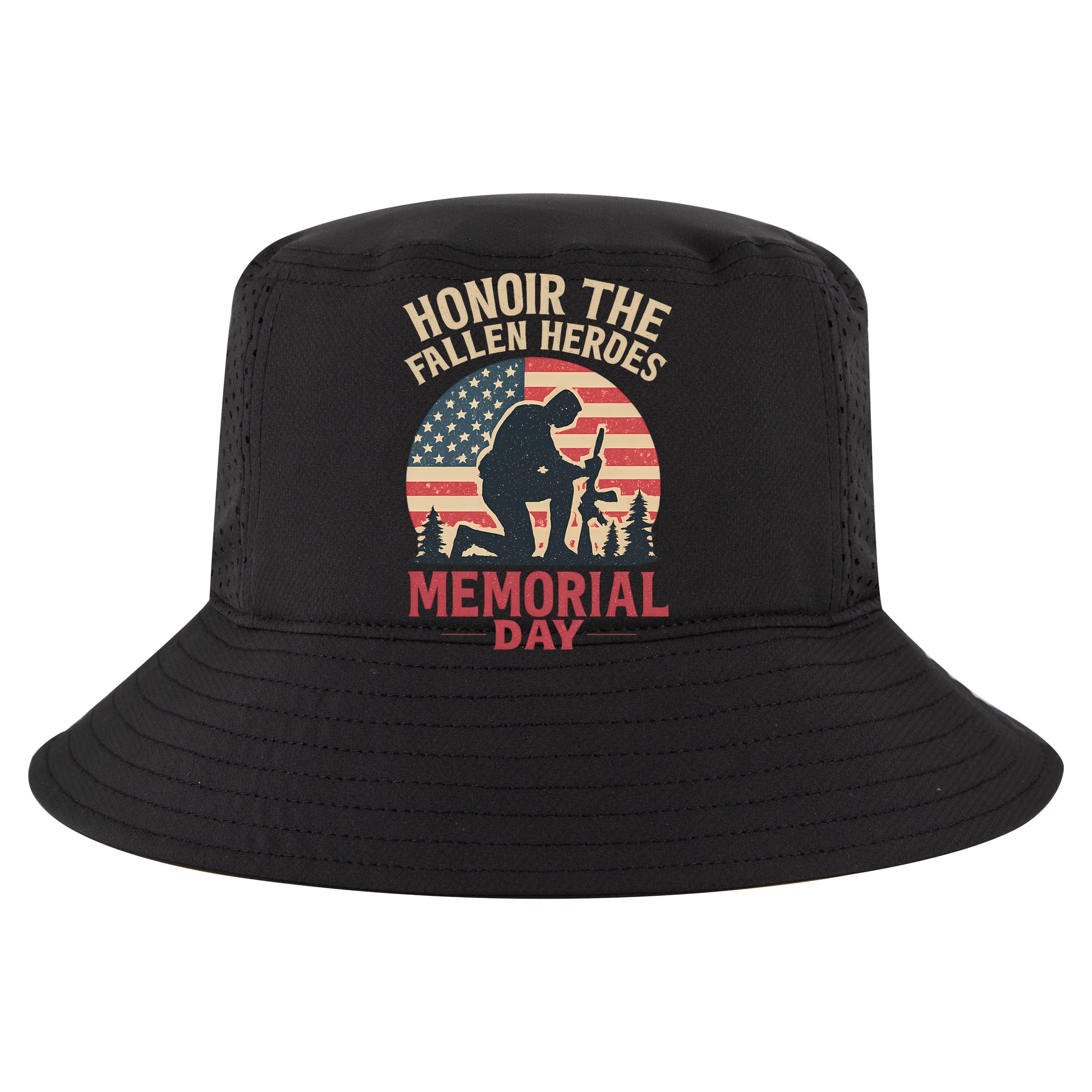 Honor the Fallen Heroes - Memorial Day Sustainable Bucket Hat