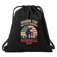 Honor the Fallen Heroes - Memorial Day Drawstring Bag