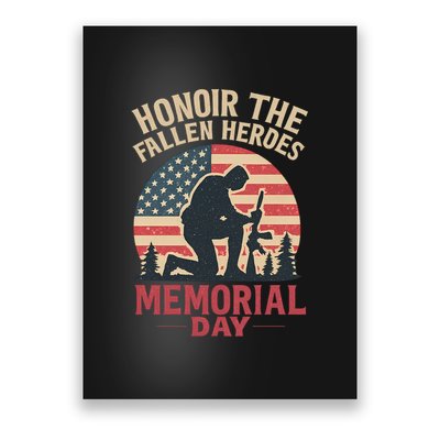 Honor the Fallen Heroes - Memorial Day Poster