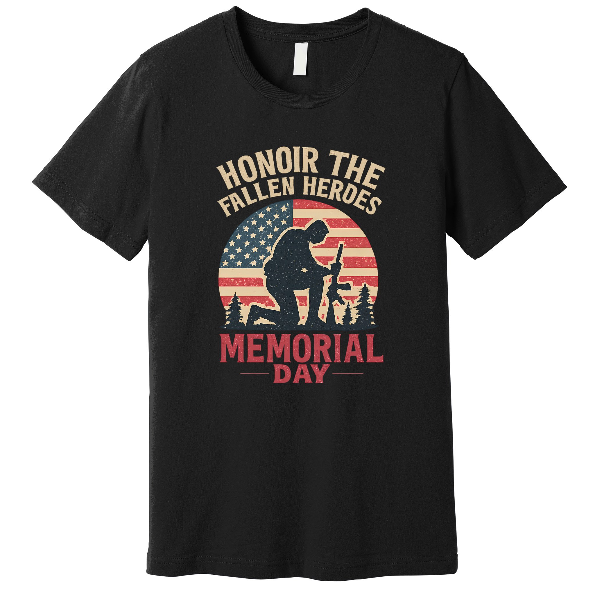 Honor the Fallen Heroes - Memorial Day Premium T-Shirt