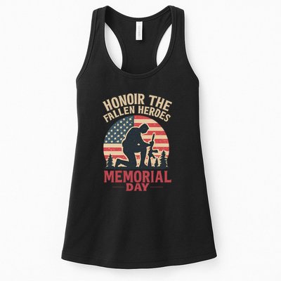 Honor the Fallen Heroes - Memorial Day Womens Tank Top