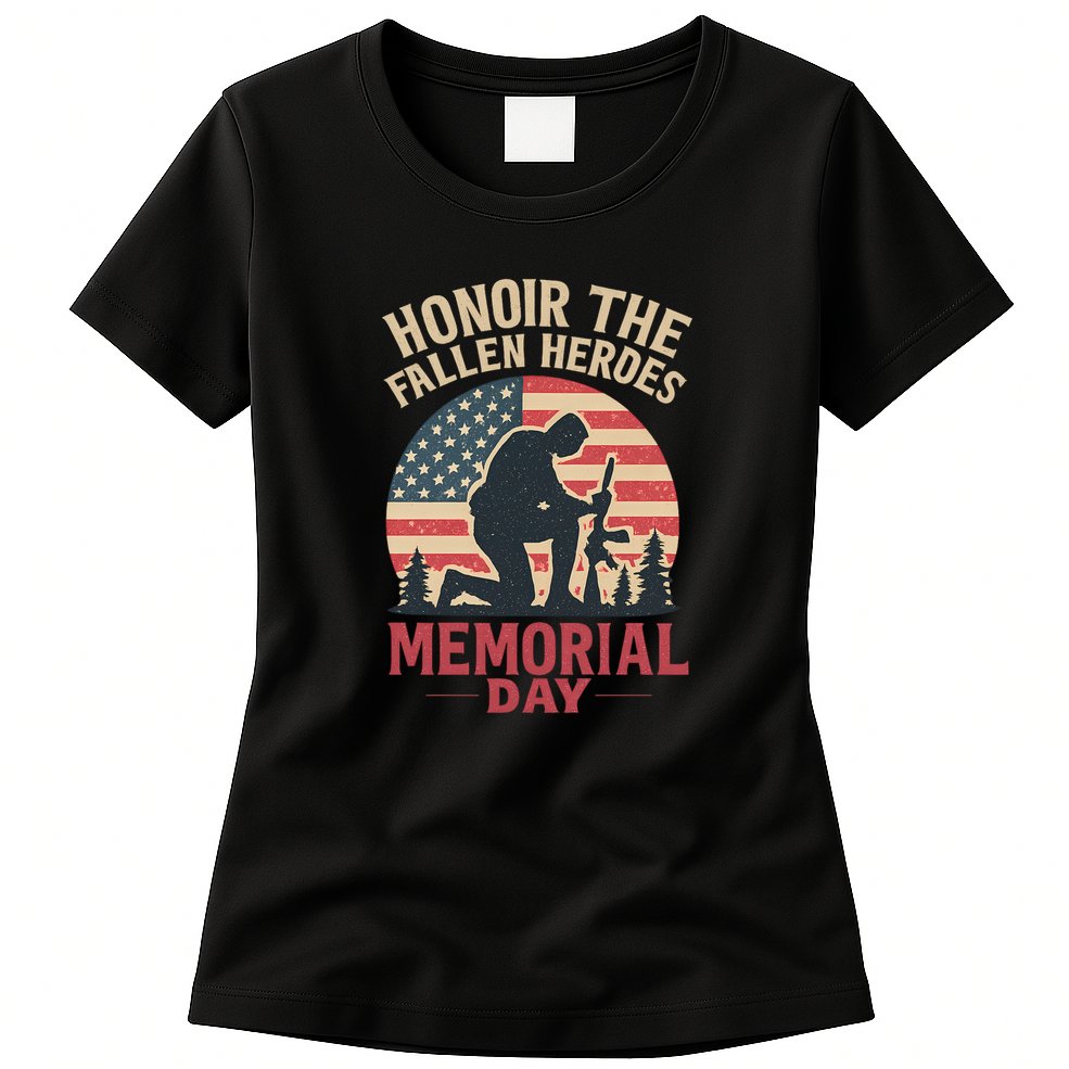 Honor the Fallen Heroes - Memorial Day Womens T-Shirt