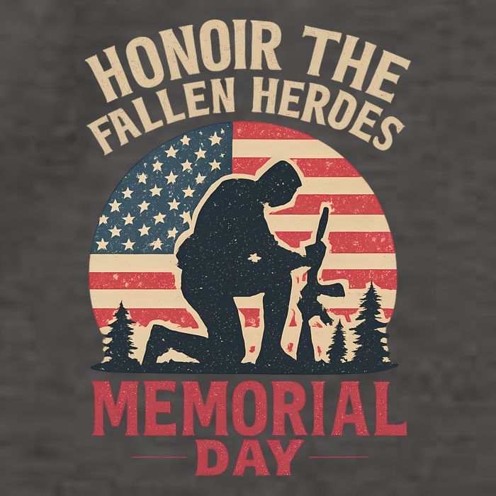 Honor the Fallen Heroes - Memorial Day Vector Backpack