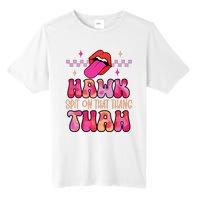 Hawk Tuah Funny Viral Humor Meme Video Tall Fusion ChromaSoft Performance T-Shirt