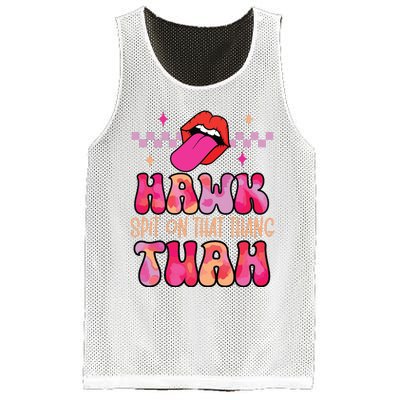 Hawk Tuah Funny Viral Humor Meme Video Mesh Reversible Basketball Jersey Tank