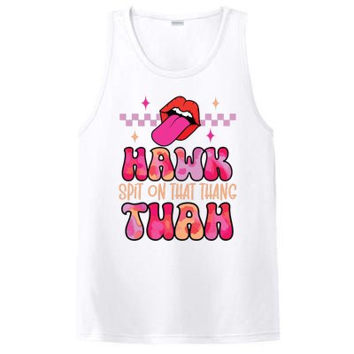 Hawk Tuah Funny Viral Humor Meme Video PosiCharge Competitor Tank