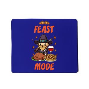 Happy Thanksgiving Family Dinner Food I Fun Feast Mode Funny Gift Mousepad