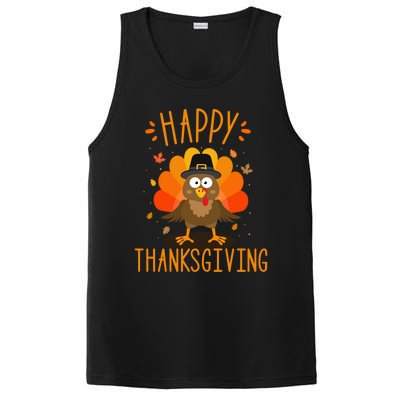 Happy Thanksgiving For Turkey Day Family Dinner Gift PosiCharge Competitor Tank