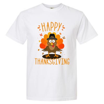 Happy Thanksgiving For Turkey Day Family Dinner Gift Garment-Dyed Heavyweight T-Shirt