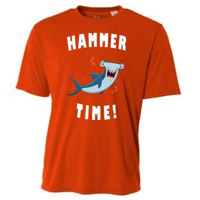 Hammer Time Funny Hammerhead Shark Cooling Performance Crew T-Shirt