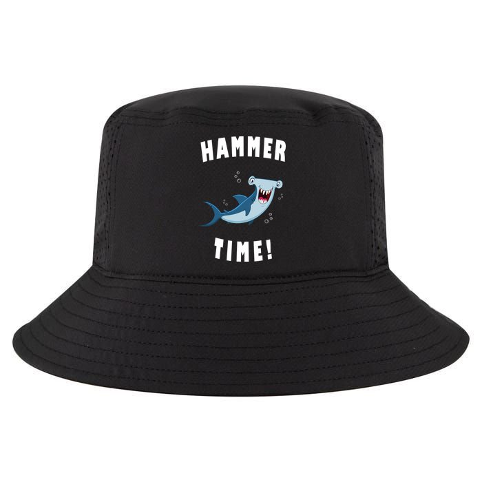 Hammer Time Funny Hammerhead Shark Cool Comfort Performance Bucket Hat
