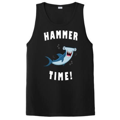 Hammer Time Funny Hammerhead Shark PosiCharge Competitor Tank