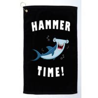 Hammer Time Funny Hammerhead Shark Golf Towel