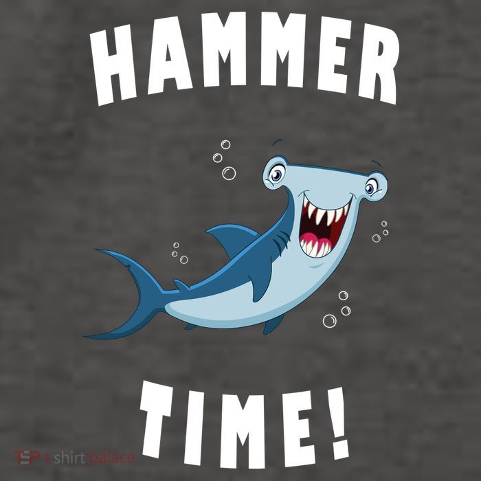 Hammer Time Funny Hammerhead Shark Vector Backpack
