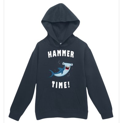 Hammer Time Funny Hammerhead Shark Urban Pullover Hoodie