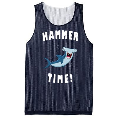 Hammer Time Funny Hammerhead Shark Mesh Reversible Basketball Jersey Tank