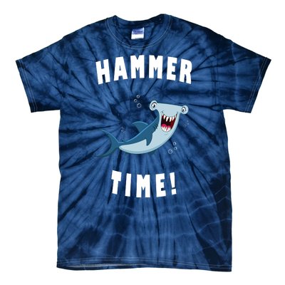 Hammer Time Funny Hammerhead Shark Tie-Dye T-Shirt