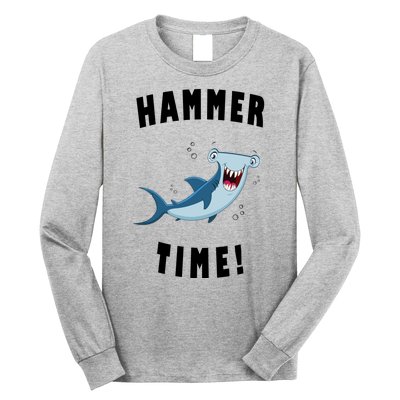 Hammer Time Funny Hammerhead Shark Long Sleeve Shirt