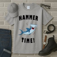 Hammer Time Funny Hammerhead Shark Tall T-Shirt