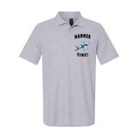 Hammer Time Funny Hammerhead Shark Softstyle Adult Sport Polo