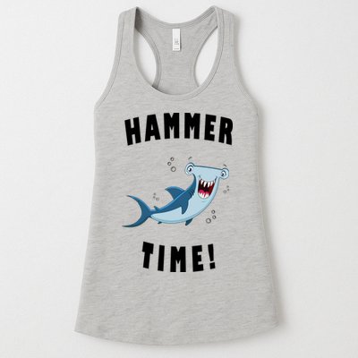 Hammer Time Funny Hammerhead Shark Womens Tank Top