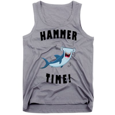 Hammer Time Funny Hammerhead Shark Tank Top