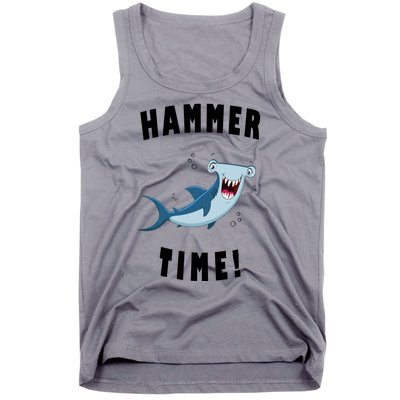 Hammer Time Funny Hammerhead Shark Tank Top