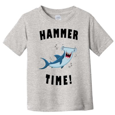 Hammer Time Funny Hammerhead Shark Toddler T-Shirt