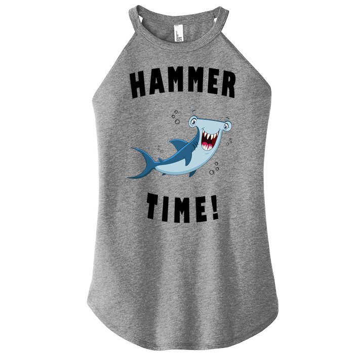 Hammer Time Funny Hammerhead Shark Women's Perfect Tri Rocker Tank