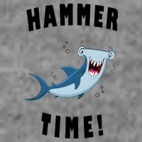 Hammer Time Funny Hammerhead Shark Women's V-Neck T-Shirt