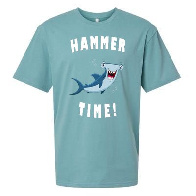 Hammer Time Funny Hammerhead Shark Sueded Cloud Jersey T-Shirt